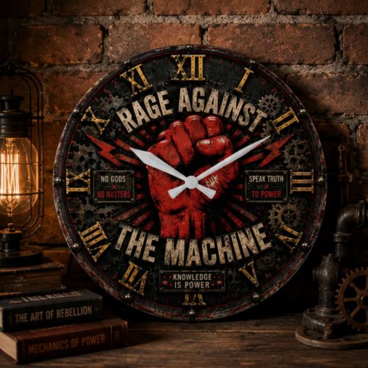 Rage Against the Machine Protest Art Grote Klok