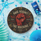 Rage Against the Machine Protest Art Papieren Bordje (Feest)