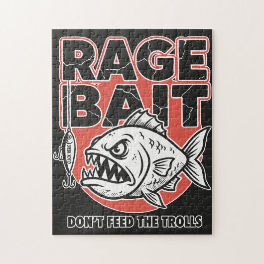 Rage Bait, Voer De Trolls Niet Legpuzzel (Verticaal)