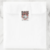 Rage Bait, Voer de Trolls Niet Ronde Sticker (Tas)