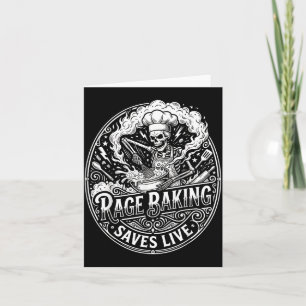 Rage Baking redt levendige grappige chaotische keu Kaart