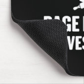 Rage Baking Saves Live Skull Funny Baker Cook Chef Muismat (Hoek)