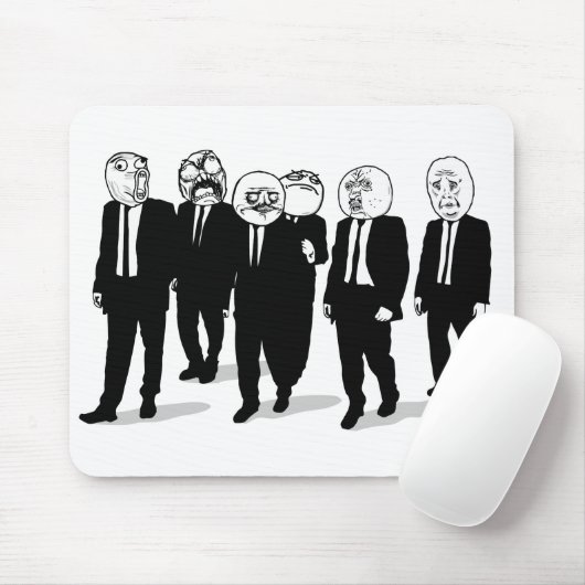 Rage Comic Meme loopt vooruit. Ik Gusta. Muismat (Met muis)