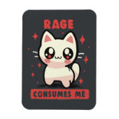Rage consumeert me magneet (Verticaal)
