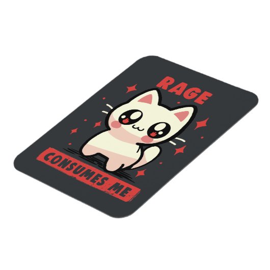 Rage consumeert me magneet (Linkerzijde)