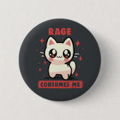 Rage consumeert me ronde button 5,7 cm (Voorkant)