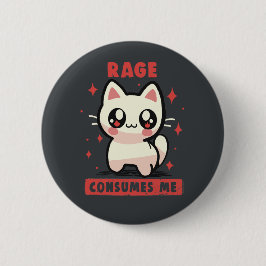 Rage consumeert me ronde button 5,7 cm