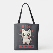 Rage consumeert me tote bag (Achterkant)