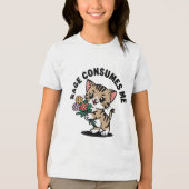 Rage consumeert me Tri-Blend shirt (Voorkant)