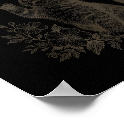 Rage Consumes Me Cat Poster (Hoek)