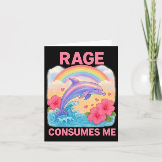 Rage Consumes Me Dolphin  Kaart (Voorkant)