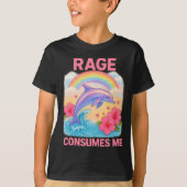 Rage Consumes Me Dolphin  T-shirt (Voorkant)