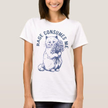 Rage Consumes Me - Grappig Boze Kat Liefhebber Gif