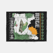 Rage Consumes Me Ugly Christmas Sweaters Funny Fro Fleece Deken (Voorkant (Horizontaal))