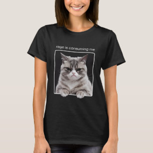Rage Consuming Me - Grappig Boze Kat Liefhebber Gi T-shirt