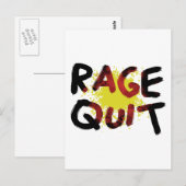 Rage-eenheid Briefkaart (Voorkant / Achterkant)