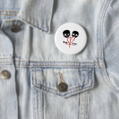 Rage en liefde ronde button 5,7 cm (In situ)