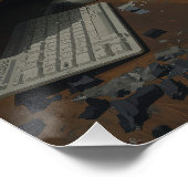 Rage Error: System Failure - Ctrl Alt Delirium Perfect Poster (Hoek)