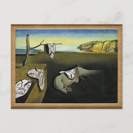 Rage Face Meme Face Comic Art Painting Briefkaart (Voorkant)