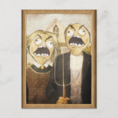 Rage Face Meme Face Comic Classy Painting Briefkaart (Voorkant)