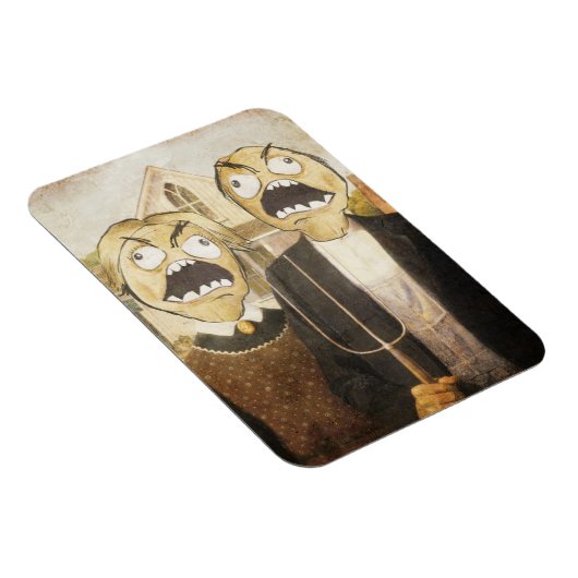 Rage Face Meme Face Comic Classy Painting Magneet (Rechterzijde)