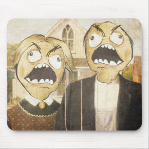 Rage Face Meme Face Comic Classy Painting Muismat
