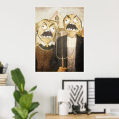 Rage Face Meme Face Comic Classy Painting Poster (Thuiskantoor)