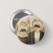 Rage Face Meme Face Comic Classy Painting Ronde Button 5,7 Cm (Voorkant /achterkant)