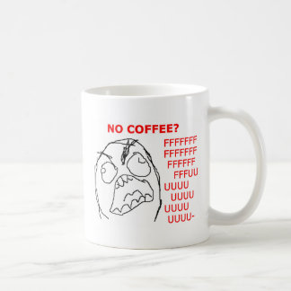 Rage Face No Coffee Koffiemok