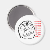 Rage Face Origineel Magneet (Voorkant / Achterkant)