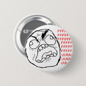 Rage Face Origineel Ronde Button 5,7 Cm (Voorkant /achterkant)