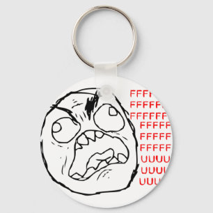 Rage Face Origineel Sleutelhanger