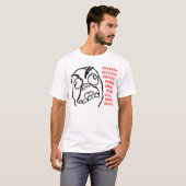 rage face rage comic meme lol rofel t-shirt (Voorkant volledig)