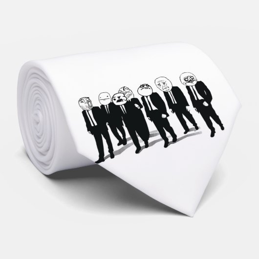 Rage Gang Bottom Design Stropdas (Opgerold)