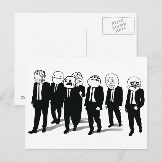 Rage Gang Briefkaart (Voorkant / Achterkant)