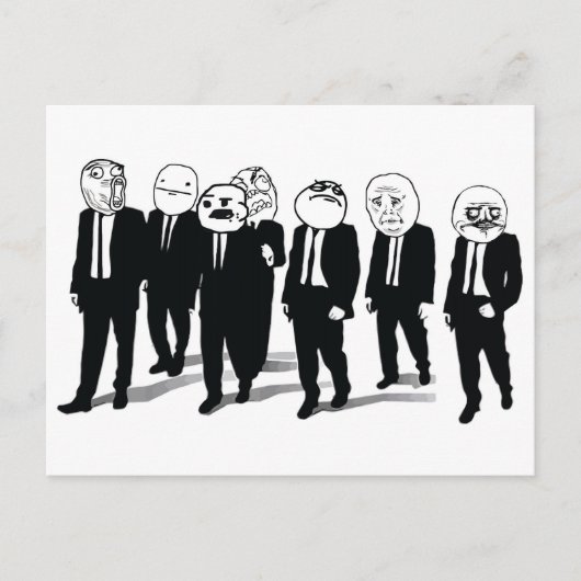 Rage Gang Briefkaart (Voorkant)