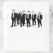 Rage Gang Rechthoek Stickers (Tas)