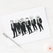 Rage Gang Rechthoek Stickers (Envelop)