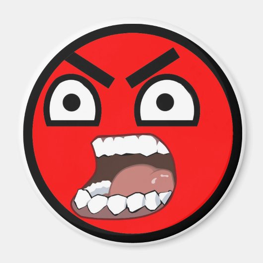 Rage - Gepersonaliseerd Magneet (Voorkant)