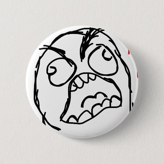 Rage guy fuuu fuuu f7u12 ronde button 5,7 cm (Voorkant)