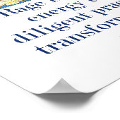 Rage is een krachtige energiebron - een compassie  poster (Hoek)