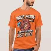 Rage Mode Maxx – Pixel Art Komodo Dragon Warrior T-shirt (Voorkant)