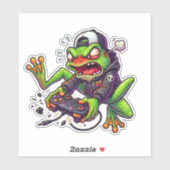 Rage Quit Gamer Kikker Sticker (Vel)