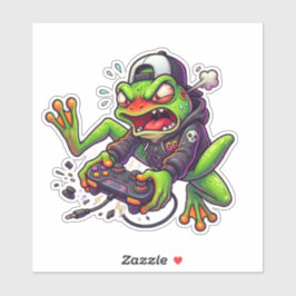Rage Quit Gamer Kikker Sticker