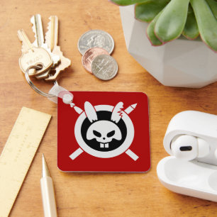 Rage Rabbit Logo Sleutelhanger