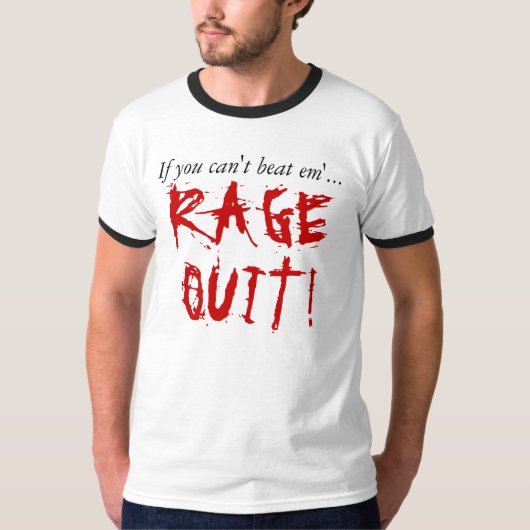 Rage-stop-shirt T-shirt (Voorkant)