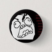 Rage Troll Ronde Button 3,2 Cm (Voorkant)