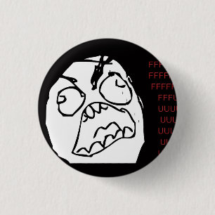 Rage Troll Ronde Button 3,2 Cm