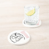 Rage Troll Zandsteen Onderzetter (Zijkant)