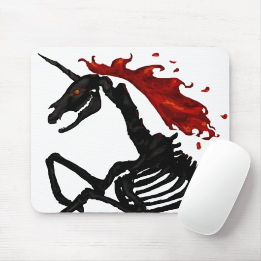Rage - Unicorn Skeleton Muismat (Met muis)